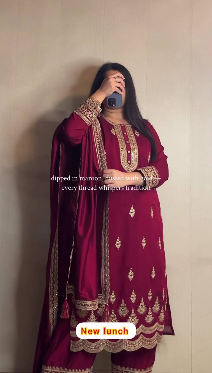 Elegant natural crep silk