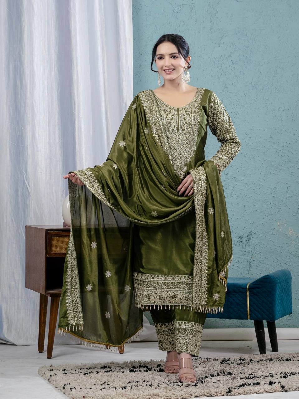 Pure heavy chinnon silk