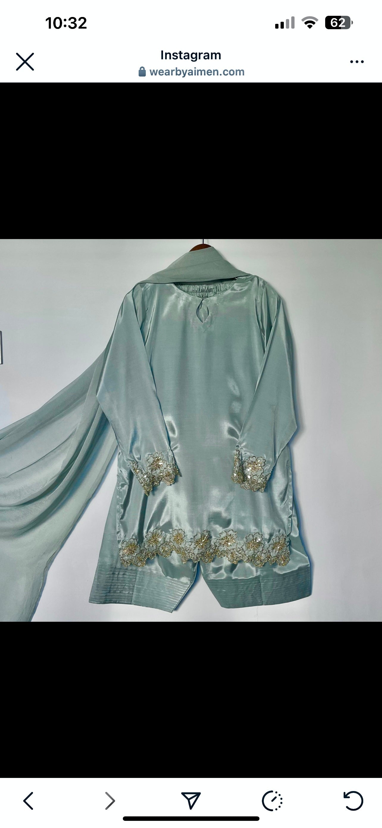 Launching new designer party wear look top with farshi salwar