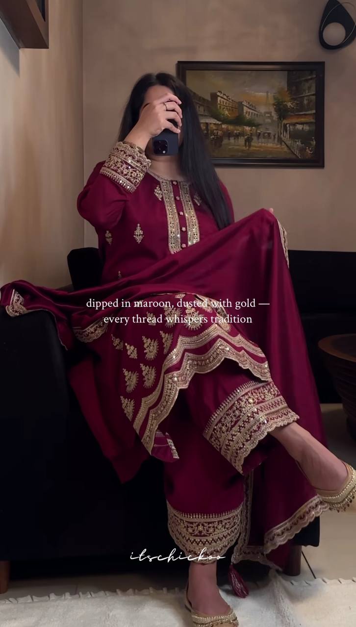 Elegant natural crep silk