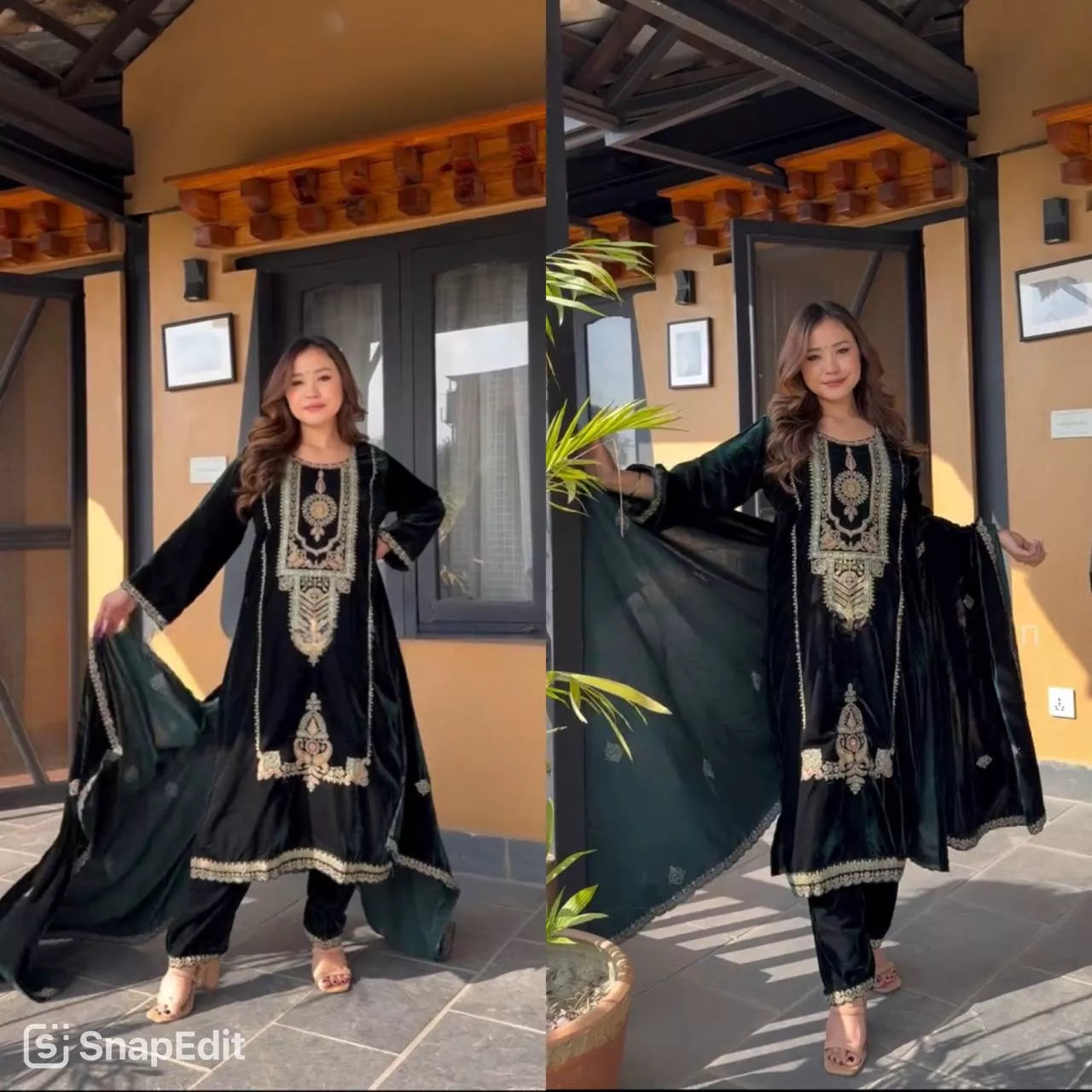 Sequence Work Winter Party Wear