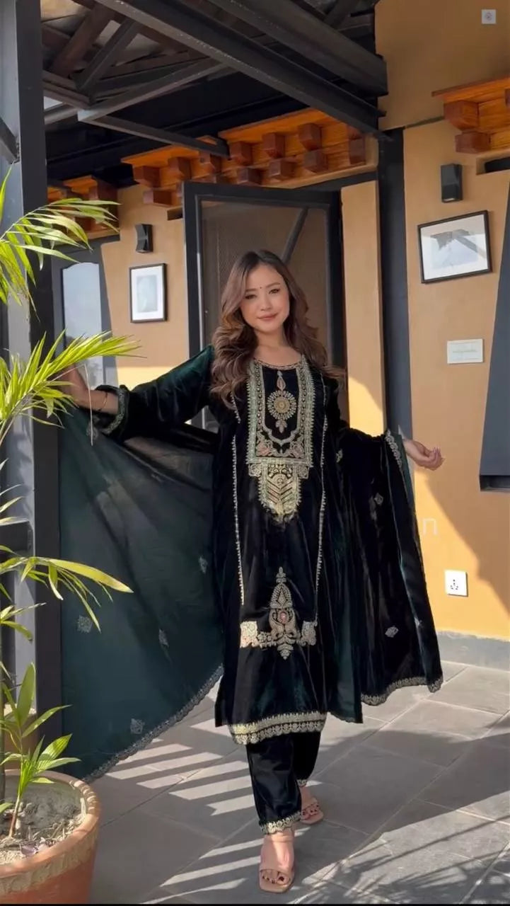 Sequence Work Winter Party Wear