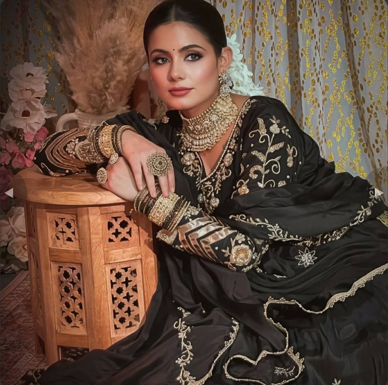 neutral Crep silk  Fancy Border Work